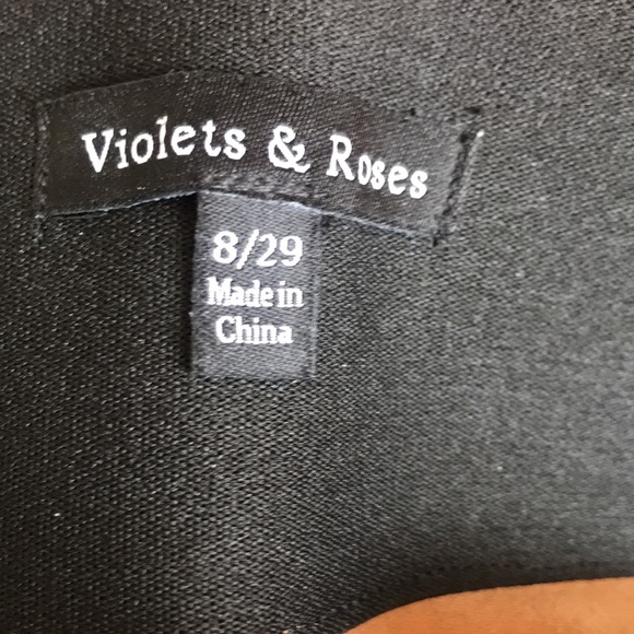 Violets & Roses Camel Ruthy Solid zipper stretchy boot cut pull on pants Sz 8/29 - Picture 7 of 10